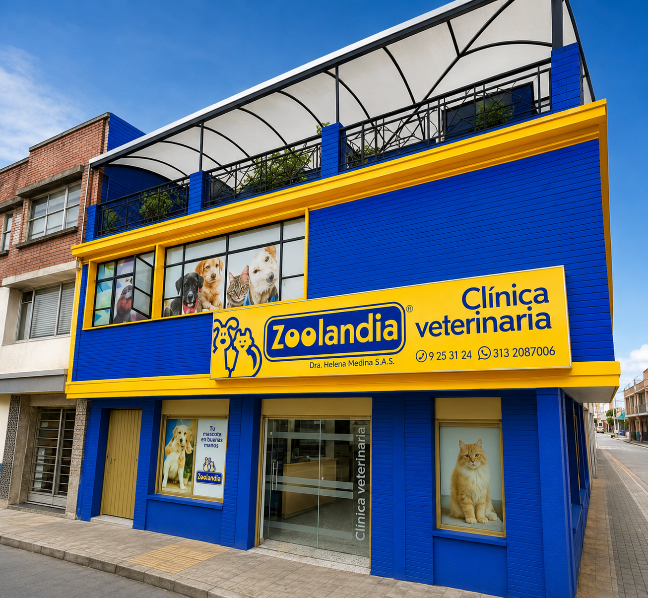 Fachada Clínica Veterinaria Zoolandia